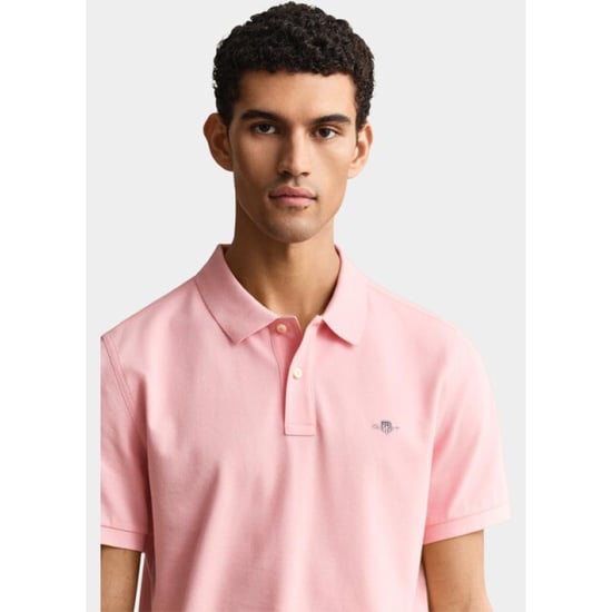 GANT Mens Regular Fit Short Sleeve Shield Logo Pique Polo - Image 5