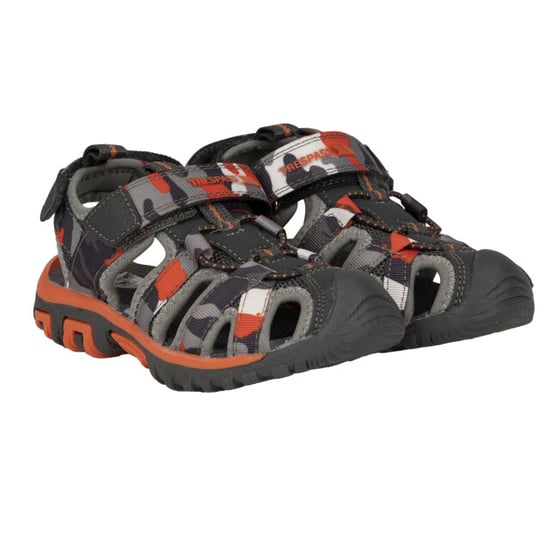 Trespass Kinder/Kinder Jaime Sandalen (Grijs/Oranje) - Image 6