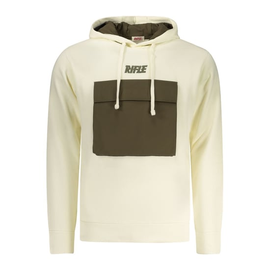 Rifle Witte Katoenen Sweatshirt voor Mannen - Image 1