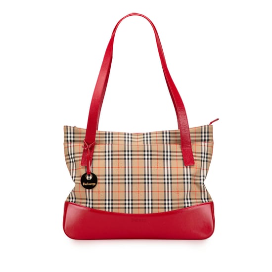 Tweedelige Haymarket Check Canvas Tote - Image 1