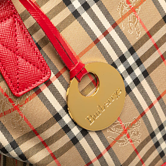 Tweedelige Haymarket Check Canvas Tote - Image 5