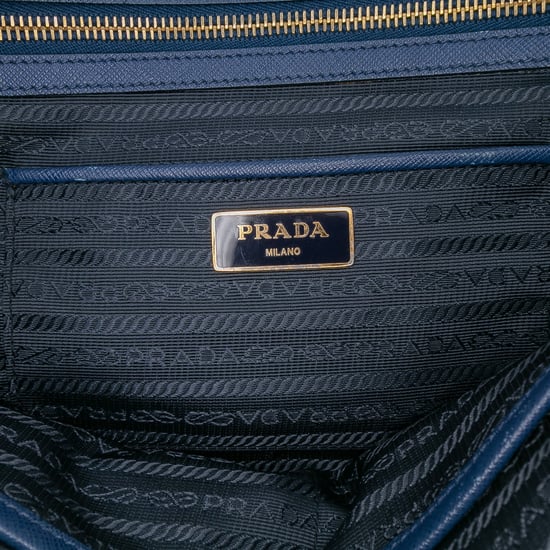 Tweedehands Grote Saffiano Lux Galleria Double Zip Tote - Image 5