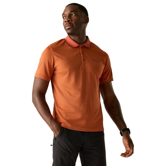 Regatta Heren Maverick V Actief Poloshirt (Baksteen) - Image 4