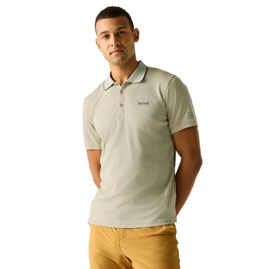 Regatta Heren Maverick V Actief Poloshirt (Abbeystone) - Image 4