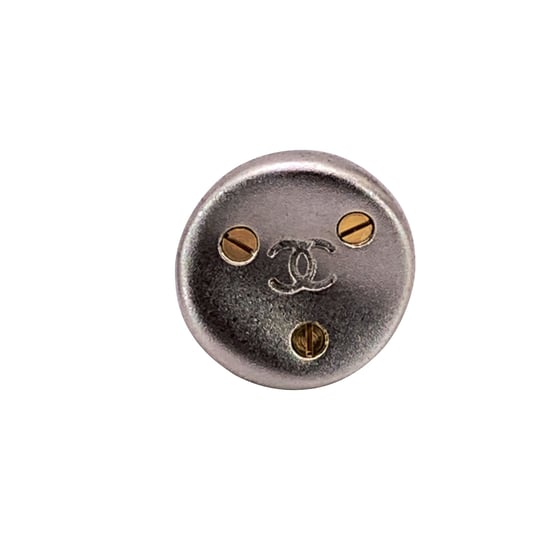 Chanel Vintage Metalen Oorbellen - Image 3