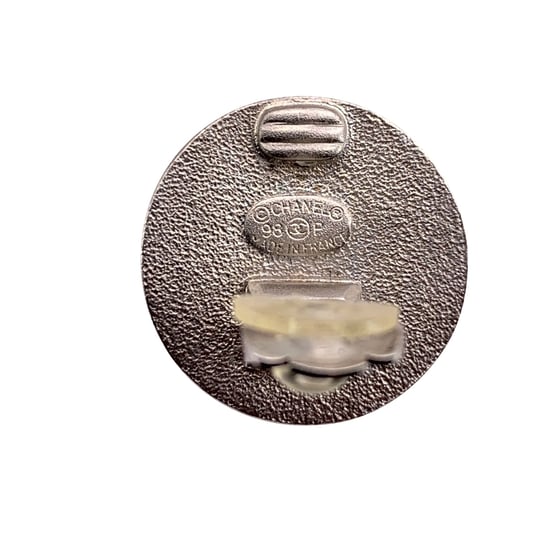 Chanel Vintage Metalen Oorbellen - Image 4