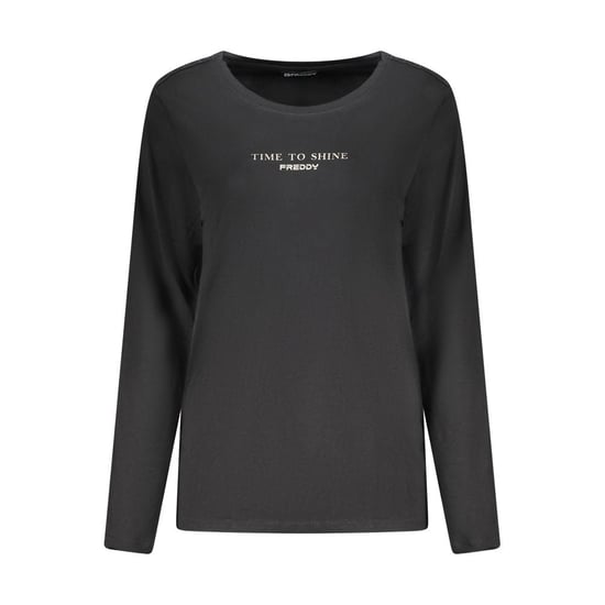 Freddy Zwarte Katoenen Vrouwen T-Shirt - Image 1