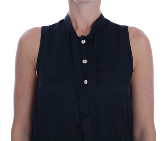 Mouwloze Blouse met Mandarin-kraag - Image 2