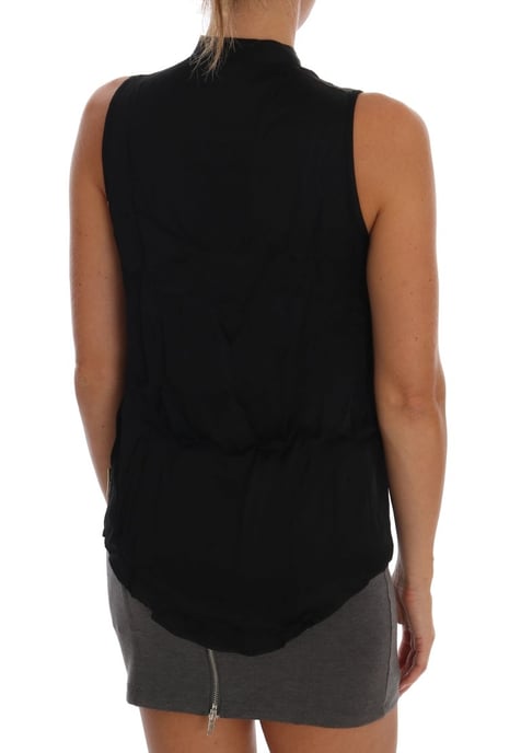 Mouwloze Blouse met Mandarin-kraag - Image 4