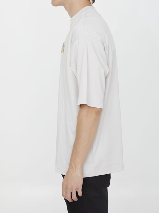 Katoenen t-shirt met logo casual korte mouwen - Image 3