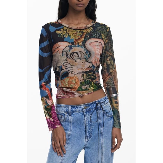 Desigual Zwarte Polyester Dames T-Shirt - Image 1