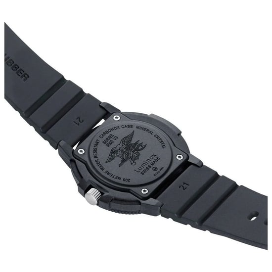 Luminox Zwarte Rubber Sporthorloge - Image 3