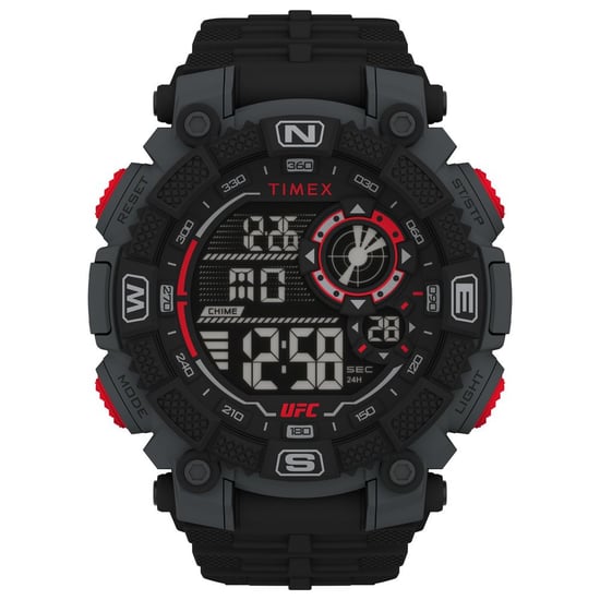Timex Zwarte Rubber Sporthorloge - Image 1
