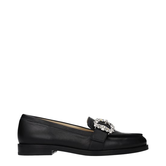 Jimmy Choo Zwarte Leren Instapschoenen - Image 1