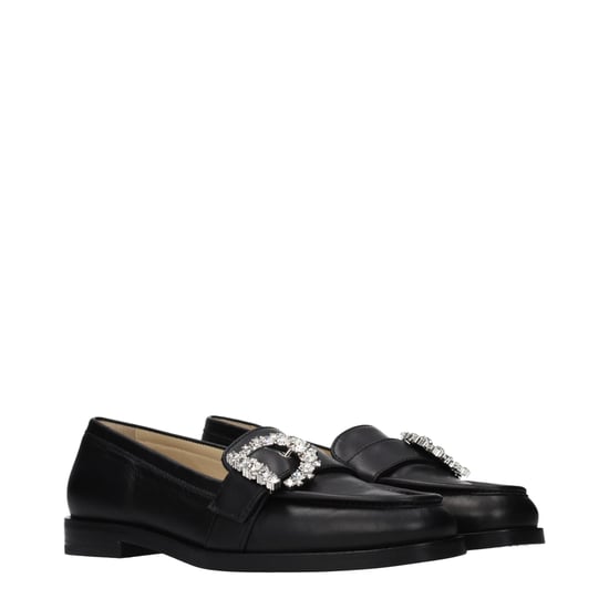 Jimmy Choo Zwarte Leren Instapschoenen - Image 2