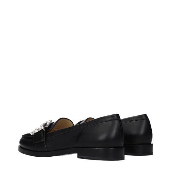Jimmy Choo Zwarte Leren Instapschoenen - Image 4