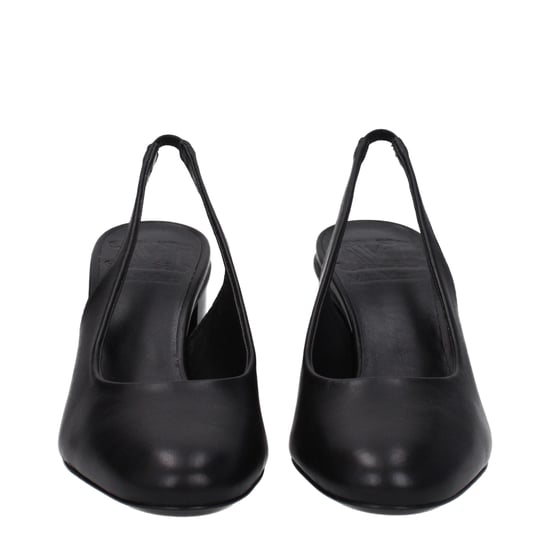 Max Mara Zwarte Leren Hakken - Image 3