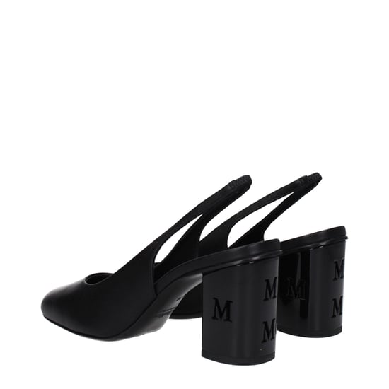 Max Mara Zwarte Leren Hakken - Image 4