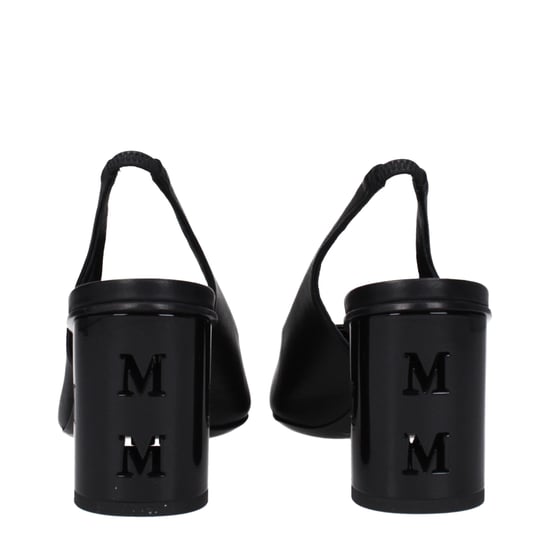 Max Mara Zwarte Leren Hakken - Image 5