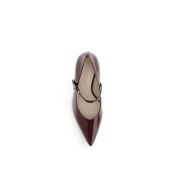 PINKO Bordeaux Kalfsleer Bos Taurus Hakken - Image 4