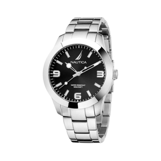 NAUTICA Grijze RVS Dresswatch - Image 1