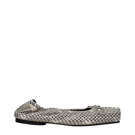 Jacquemus Beige Leren Ballerina's - Image 1