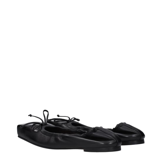 Jacquemus Zwarte Leren Ballerina's - Image 3