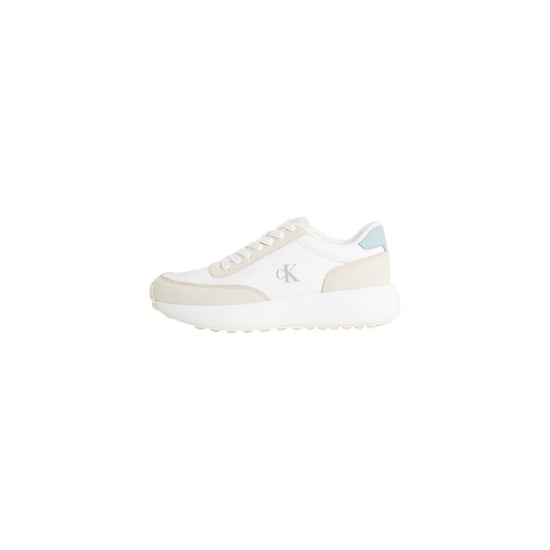 Calvin Klein Jeans Beige Leren Sport Sneakers - Image 5