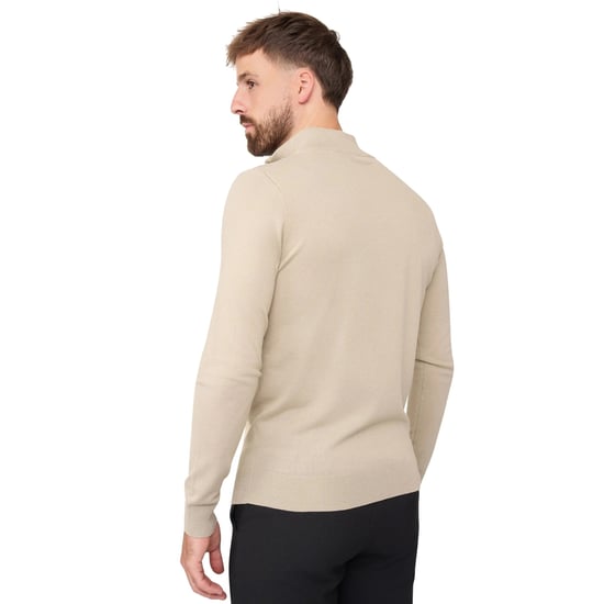 Solution Trui Simon Zipper Knit Beige - Image 2