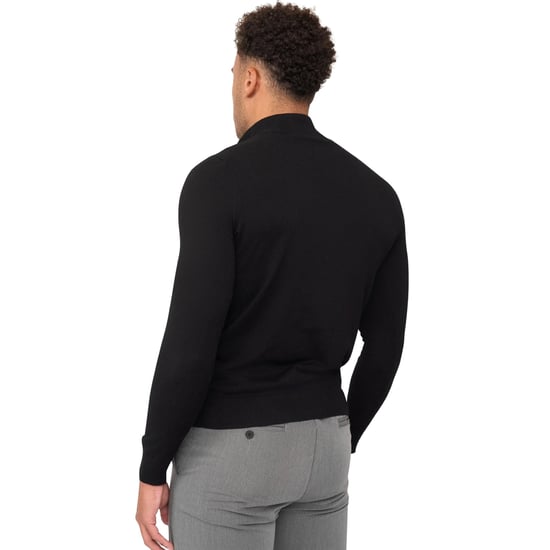 Solution Trui Simon Zipper Knit Zwart - Image 2