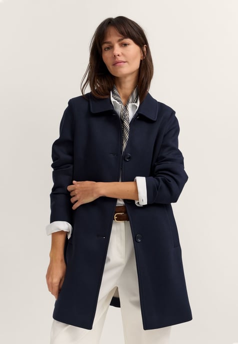 Bugatti Damen Korte jas van neopreen met knoopsluiting - Image 1