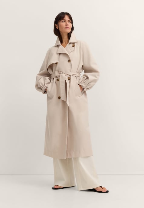 Bugatti Damen Trenchcoat waterafstotend met strikceintuur - Image 1