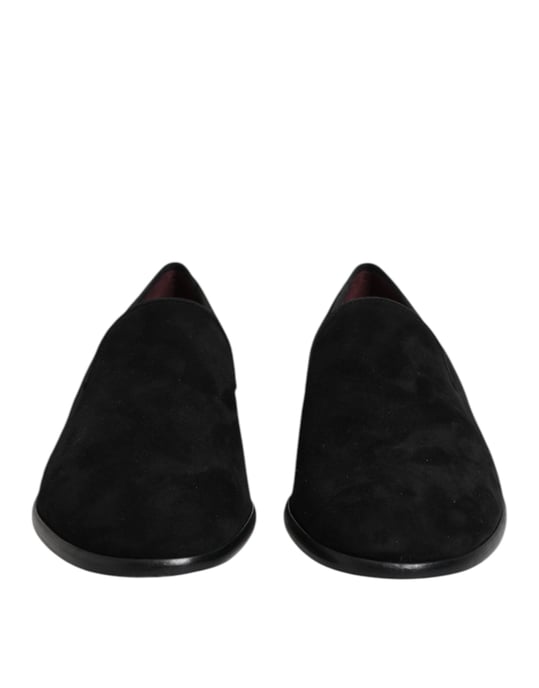 Dolce & Gabbana Zwarte Suède Instapschoenen Formele Schoenen - Image 2