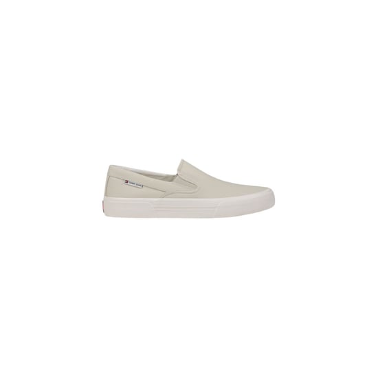 Tommy Hilfiger Jeans Beige Gerecycled Katoenen Instaploafers - Image 1