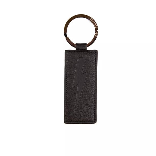 Neil Barrett Zwart Leren Heren Sleutelhanger - Image 1