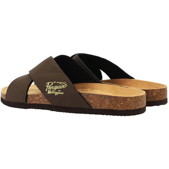 Penguin Pack Heren Bruine Slippers - Image 3