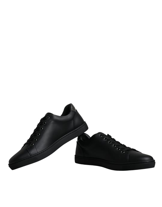 Dolce & Gabbana Zwarte Londen Heilige Hart Heren Sneakers Schoenen - Image 6