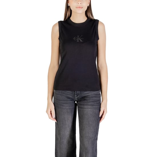 Calvin Klein Jeans Zwarte Katoenen T-Shirt - Image 1