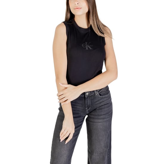 Calvin Klein Jeans Zwarte Katoenen T-Shirt - Image 5
