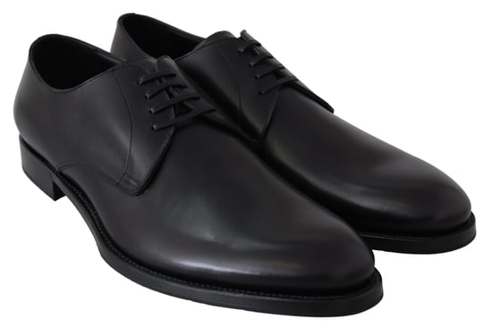 Dolce & Gabbana Zwarte Leren SARTORIA Handgemaakte Schoenen - Image 4