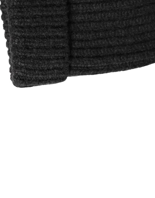 Dolce & Gabbana Zwarte Kasjmier Gebreide Beanie Heren Pet - Image 4