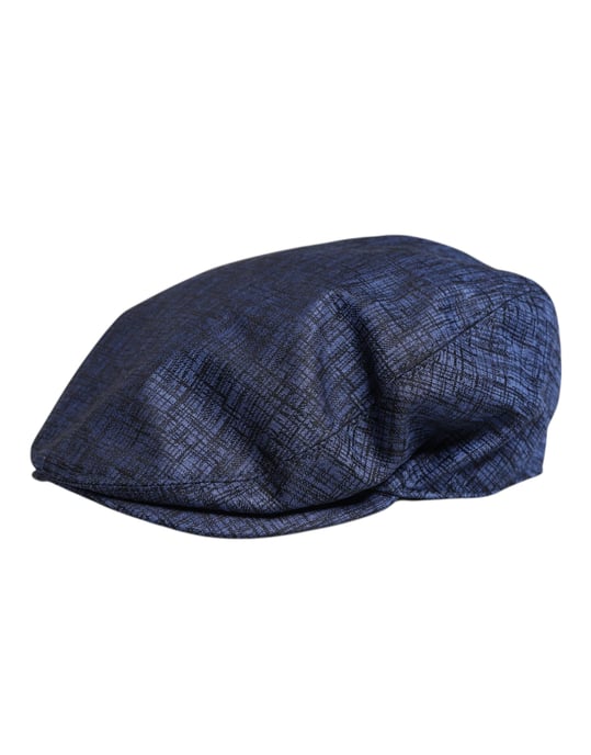 Dolce & Gabbana Blauw Katoen Stretch Newsboy Pet - Image 3