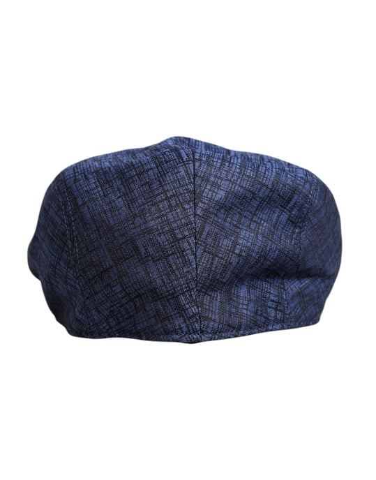 Dolce & Gabbana Blauw Katoen Stretch Newsboy Pet - Image 4