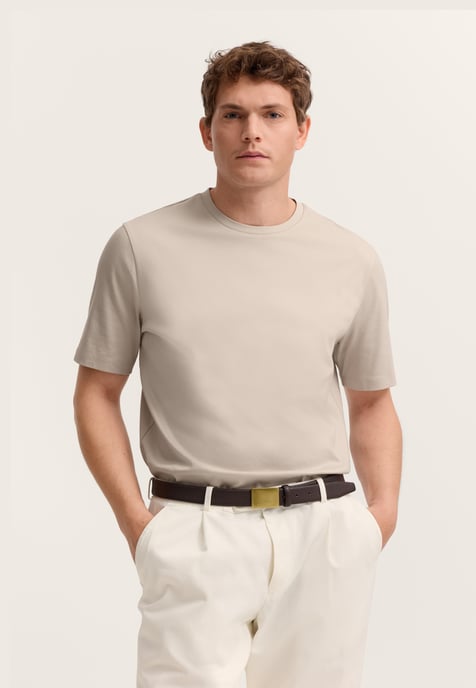 Bugatti Herren T-shirt elegant met ronde hals - Image 1