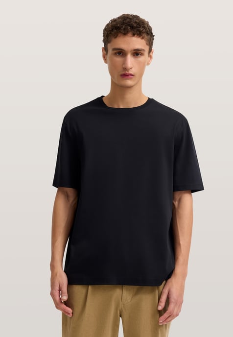 Bugatti Herren T-shirt elegant met ronde hals - Image 1