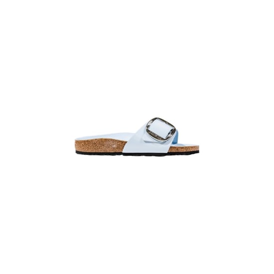 Birkenstock Blauwe Kunstlederen Platte Sandalen - Image 1