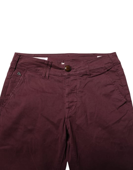 CYCLE Bordeaux Katoenen Stretch Skinny Fit Heren Jeans - Image 5
