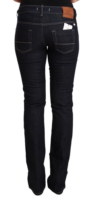 GF Ferre Zwarte Katoenen Stretch Lage Taille Skinny Jeans - Image 3