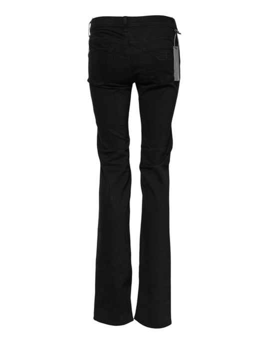 Ermanno Scervino Zwarte Katoen Stretch Flared Bootcut Denim Jeans - Image 3