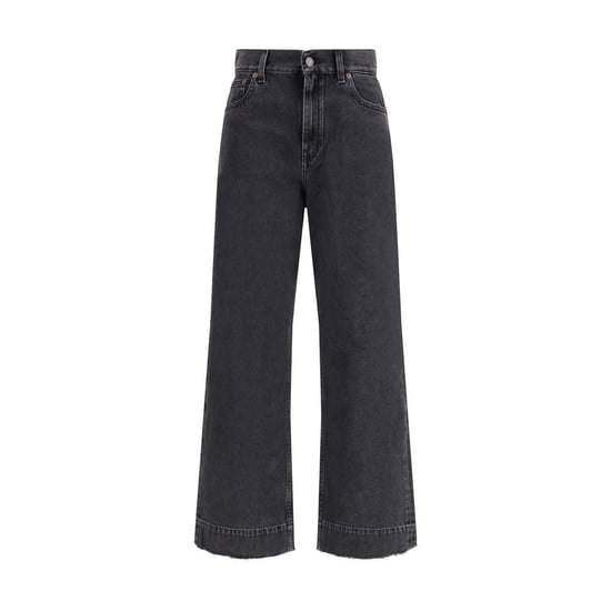 Chloé Zwarte Katoenen Hoge Taille Jeans - Image 1